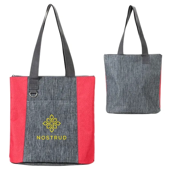 Heathered Polyester Event Tote... from ASI 36730 Ariel Premium Supply Inc