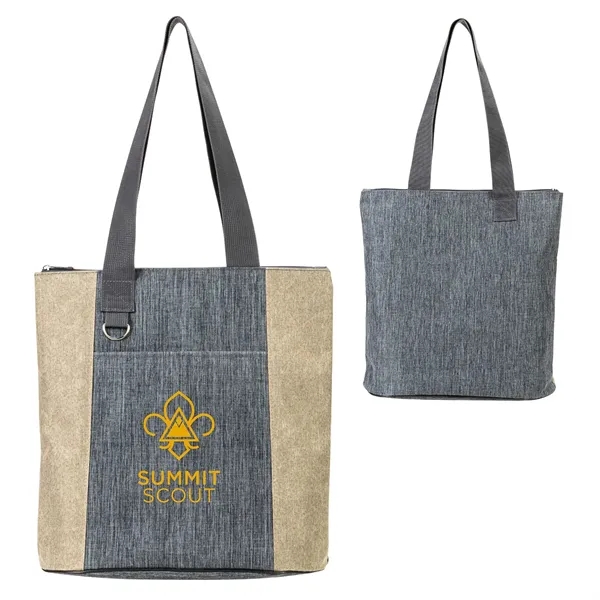 Heathered Polyester Event Tote... from ASI 36730 Ariel Premium Supply Inc