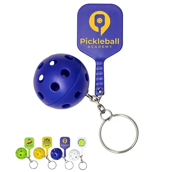 Pickleball Keychain is fun and functional accessory is the perfect way... from ASI 62660 Innovation Line