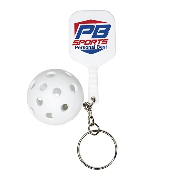 Pickleball Keychain is fun and functional accessory is the perfect way... from ASI 62660 Innovation Line