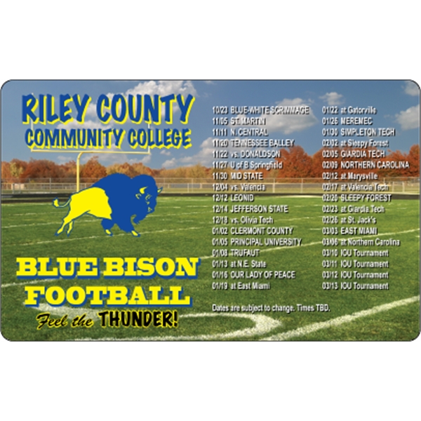 5.625" x 3.5" schedule magnet with round corners and digitally printed,... from ASI 89910 Stouse, LLC