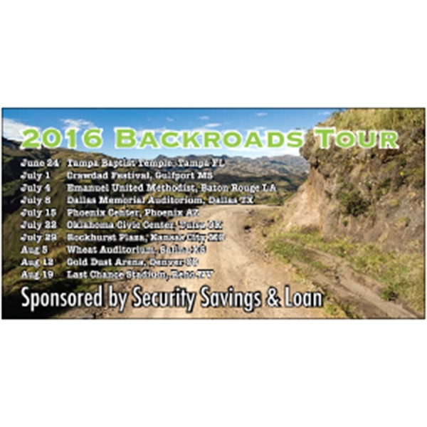 4" x 2" schedule magnet with square corners and digitally printed,... from ASI 89910 Stouse, LLC