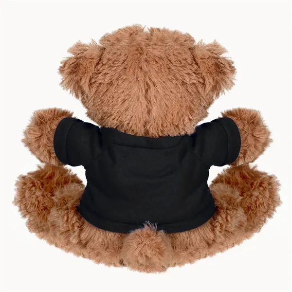 Stuffed teddy bear with embroidered paws and t-shirt.... from ASI 68507 The Magnet Group / Perfect Line