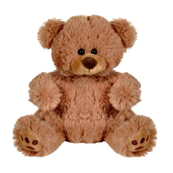 Stuffed teddy bear with embroidered paws and t-shirt.... from ASI 68507 The Magnet Group / Perfect Line