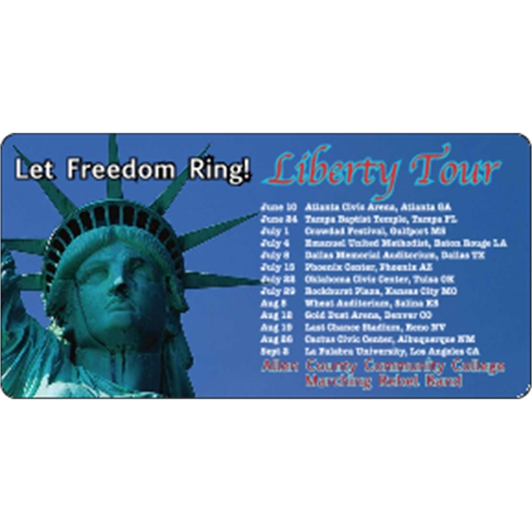 4" x 2" schedule magnet with round corners and digitally printed,... from ASI 89910 Stouse, LLC