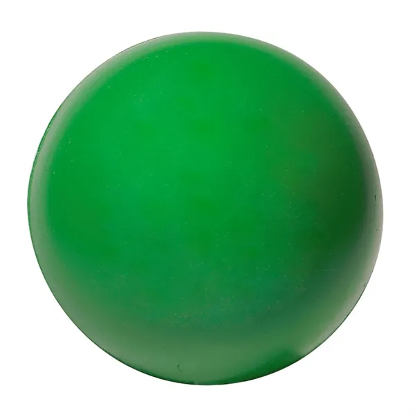 Round ball-shaped stress reliever made of polyurethane foam; offered in an... from ASI 68507 The Magnet Group / Perfect Line