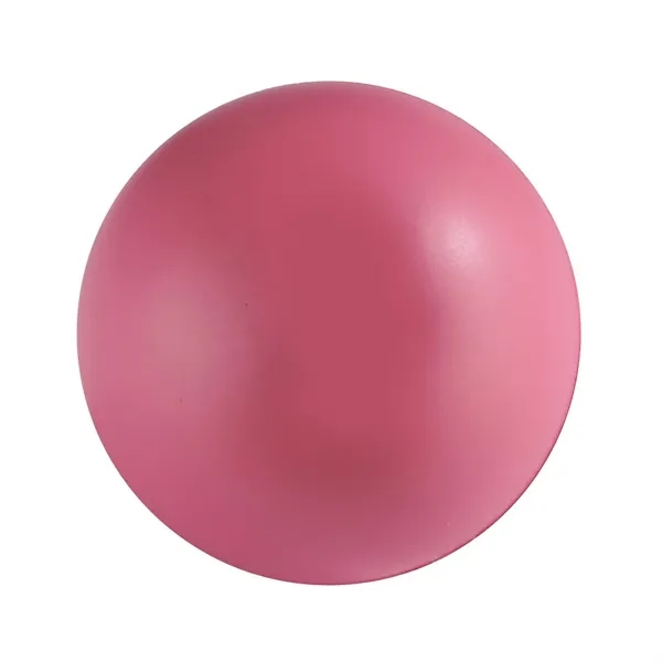 Round ball-shaped stress reliever made of polyurethane foam; offered in an... from ASI 68507 The Magnet Group / Perfect Line