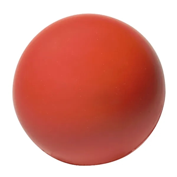 Round ball-shaped stress reliever made of polyurethane foam; offered in an... from ASI 68507 The Magnet Group / Perfect Line