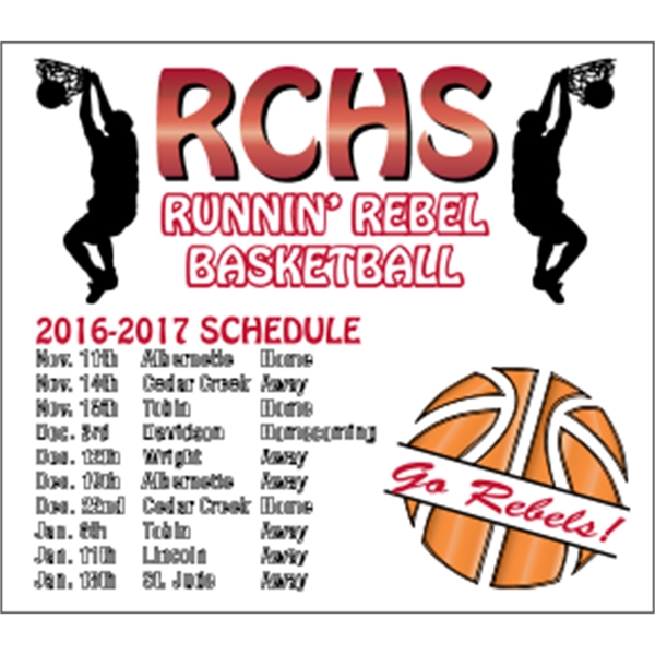 4" x 3.5" schedule magnet with square corners and digitally printed,... from ASI 89910 Stouse, LLC