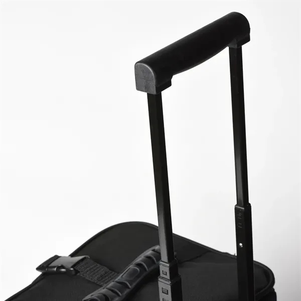 24 can capacity rolling cooler with double inline wheels and telescopic... from ASI 68507 The Magnet Group / The Bag Factory®