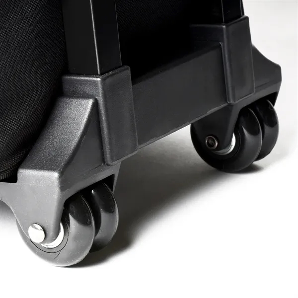 24 can capacity rolling cooler with double inline wheels and telescopic... from ASI 68507 The Magnet Group / The Bag Factory®