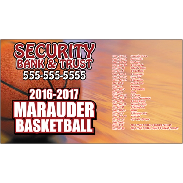 7" x 4" schedule magnet with square corners and 4 color... from ASI 89910 Stouse, LLC