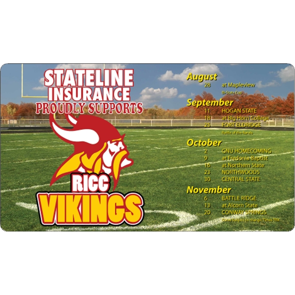 7" x 4" schedule magnet with round corners and digitally printed,... from ASI 89910 Stouse, LLC