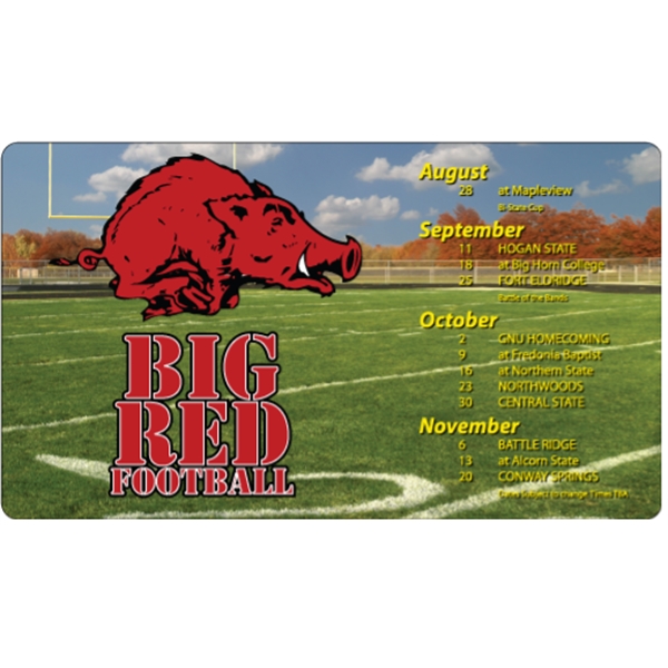 7" x 4" schedule magnet with round corners and digitally printed,... from ASI 89910 Stouse, LLC