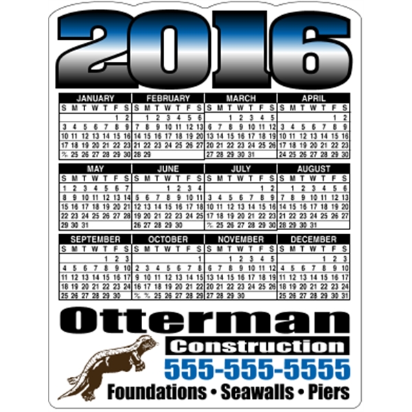 4.125" x 5.375" die cut magnets. Digitally printed and intended for... from ASI 89910 Stouse, LLC