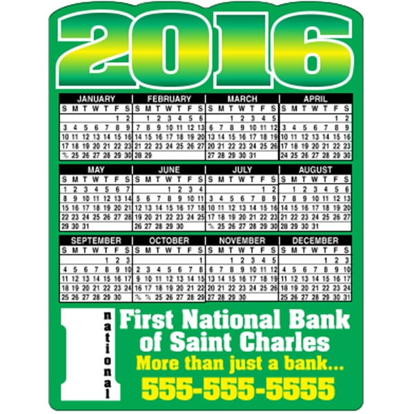 4.125" x 5.375" die cut magnets. Digitally printed and intended for... from ASI 89910 Stouse, LLC