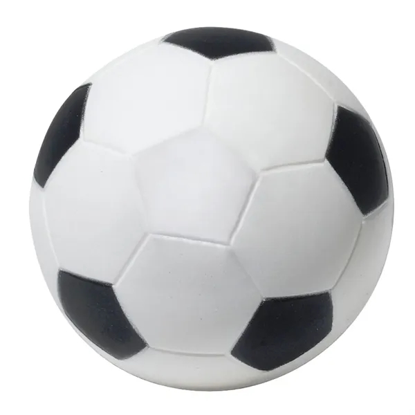 Soccer ball shaped stress reliever made of polyurethane foam.... from ASI 68507 The Magnet Group / Perfect Line