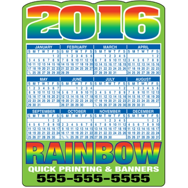 4.125" x 5.375" die cut magnets. Digitally printed and intended for... from ASI 89910 Stouse, LLC