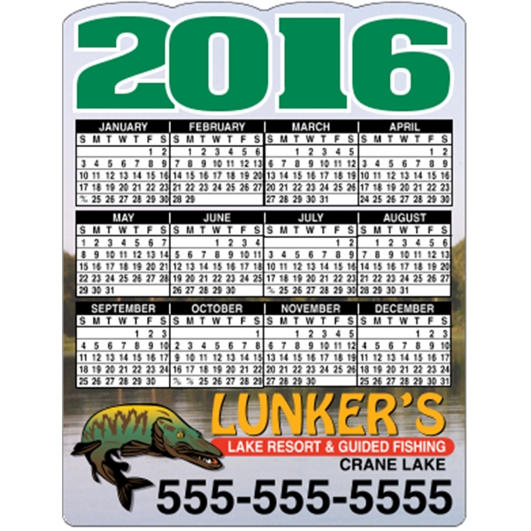 4.125" x 5.375" die cut magnets. Digitally printed and intended for... from ASI 89910 Stouse, LLC