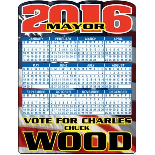 4.125" x 5.375" die cut magnets. Digitally printed and intended for... from ASI 89910 Stouse, LLC