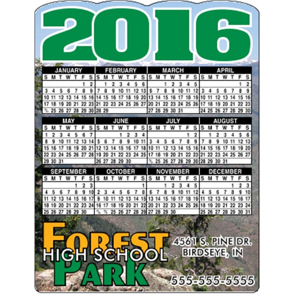 4.125" x 5.375" die cut magnets. Digitally printed and intended for... from ASI 89910 Stouse, LLC