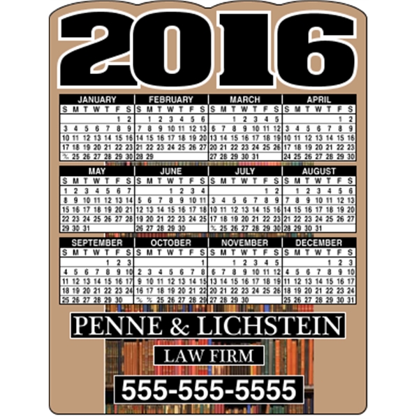 4.125" x 5.375" die cut magnets. Digitally printed and intended for... from ASI 89910 Stouse, LLC