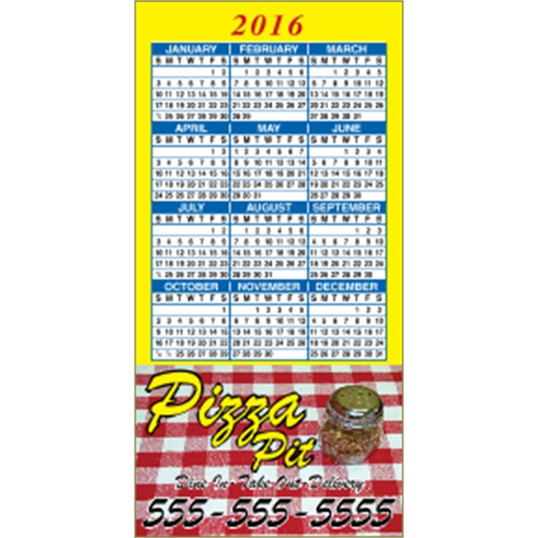2" x 4": calendar magnetic with square corners and digitally printed... from ASI 89910 Stouse, LLC