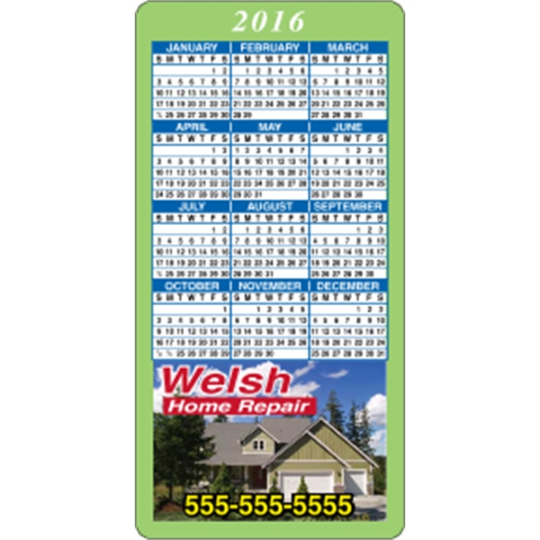 2" x 4": calendar magnetic with round corners and digitally printed... from ASI 89910 Stouse, LLC