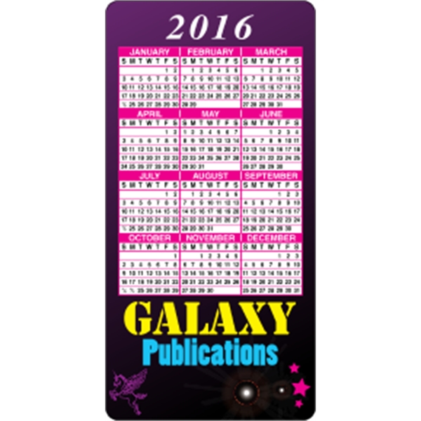 2" x 4": calendar magnetic with round corners and digitally printed... from ASI 89910 Stouse, LLC