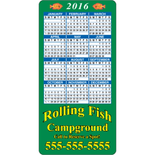 2" x 4": calendar magnetic with round corners and digitally printed... from ASI 89910 Stouse, LLC