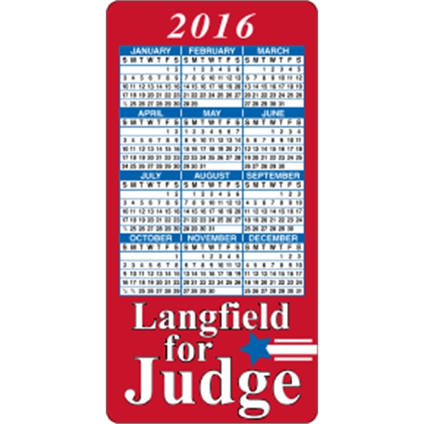 2" x 4": calendar magnetic with round corners and digitally printed... from ASI 89910 Stouse, LLC