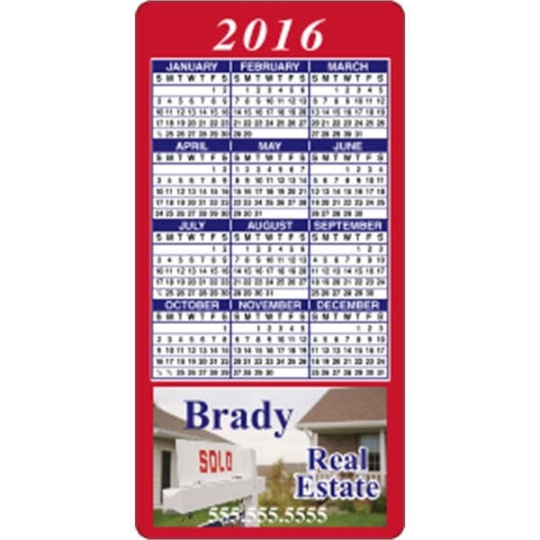2" x 4": calendar magnetic with round corners and digitally printed... from ASI 89910 Stouse, LLC