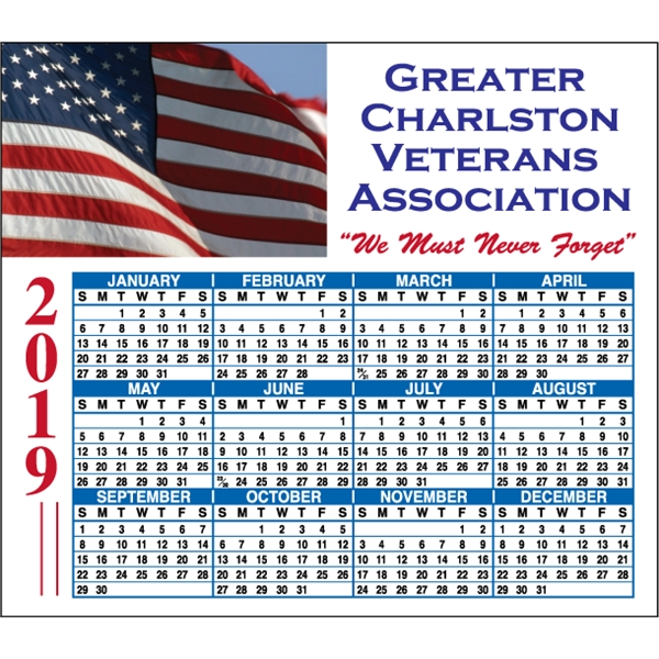 4" x 3.5": calendar magnetic with square corners and digitally printed... from ASI 89910 Stouse, LLC