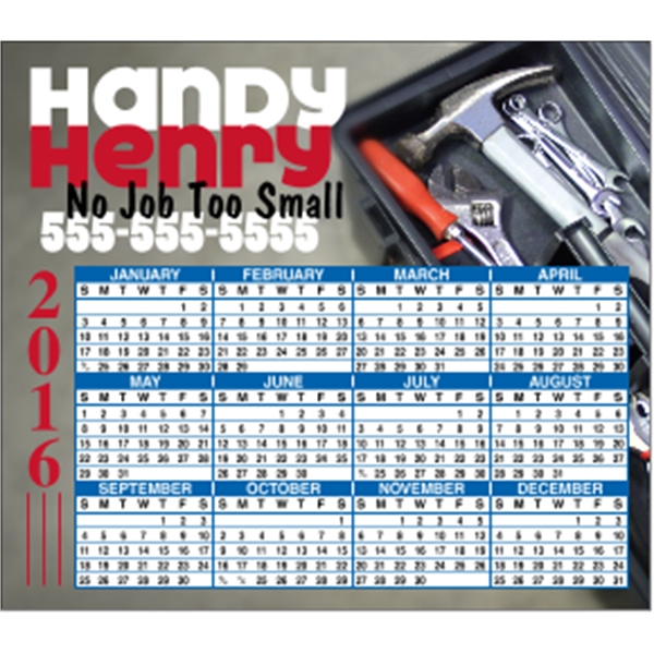 4" x 3.5": calendar magnetic with square corners and digitally printed... from ASI 89910 Stouse, LLC