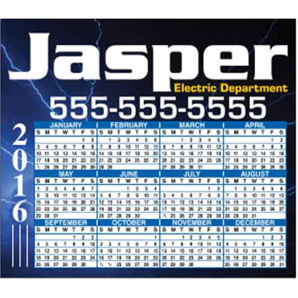 4" x 3.5": calendar magnetic with square corners and digitally printed... from ASI 89910 Stouse, LLC
