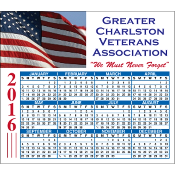 4" x 3.5": calendar magnetic with square corners and digitally printed... from ASI 89910 Stouse, LLC