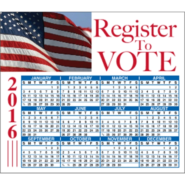 4" x 3.5": calendar magnetic with square corners and digitally printed... from ASI 89910 Stouse, LLC