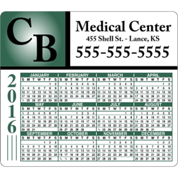 4" x 3.5": calendar magnetic with round corners and digitally printed... from ASI 89910 Stouse, LLC