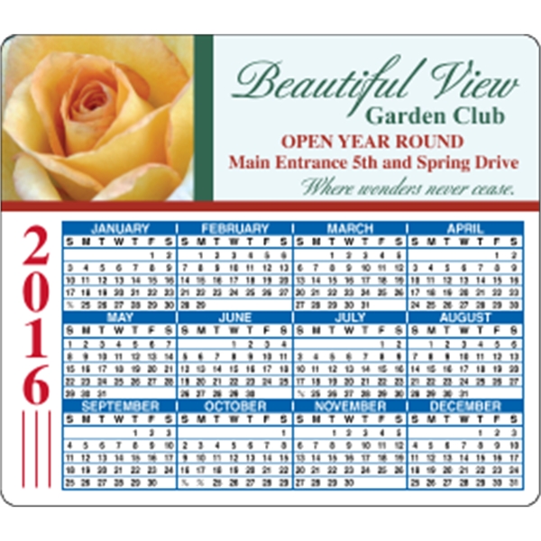 4" x 3.5": calendar magnetic with round corners and digitally printed... from ASI 89910 Stouse, LLC