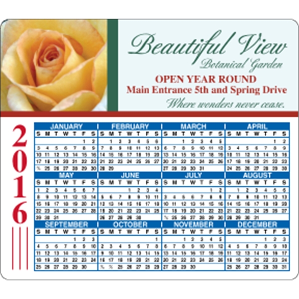 4" x 3.5": calendar magnetic with round corners and digitally printed... from ASI 89910 Stouse, LLC