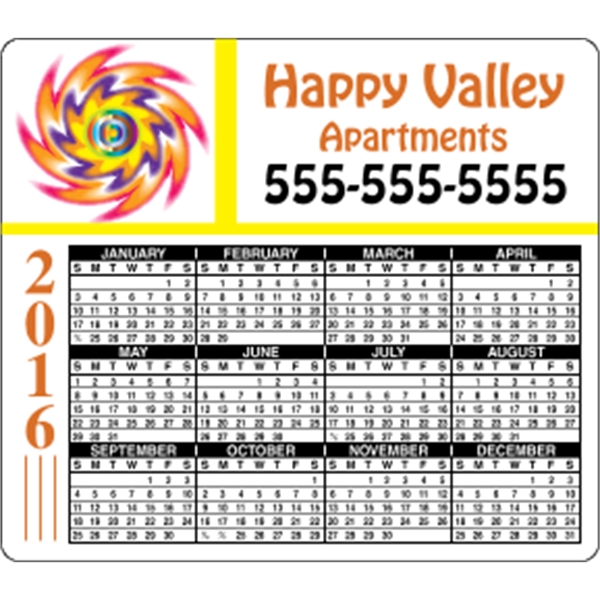 4" x 3.5": calendar magnetic with round corners and digitally printed... from ASI 89910 Stouse, LLC