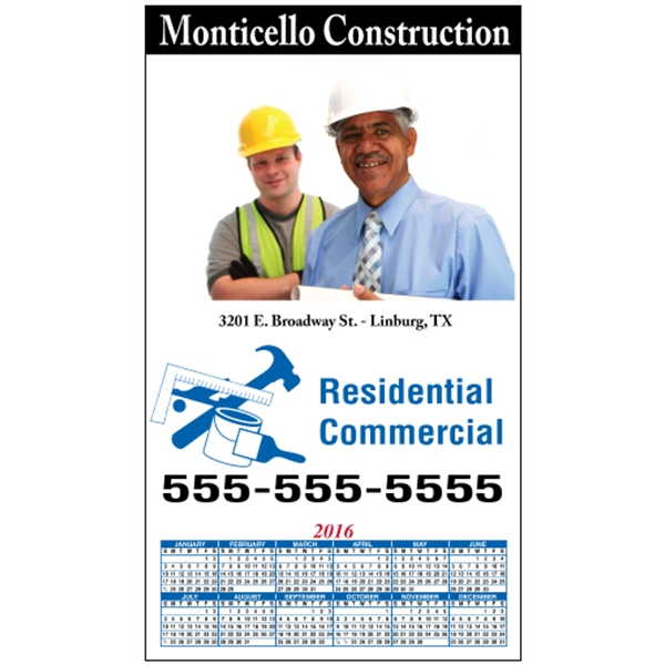 4" x 7": calendar magnetic with square corners and digitally printed... from ASI 89910 Stouse, LLC