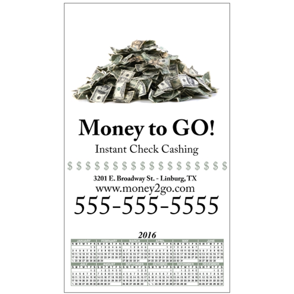 4" x 7": calendar magnetic with square corners and digitally printed... from ASI 89910 Stouse, LLC