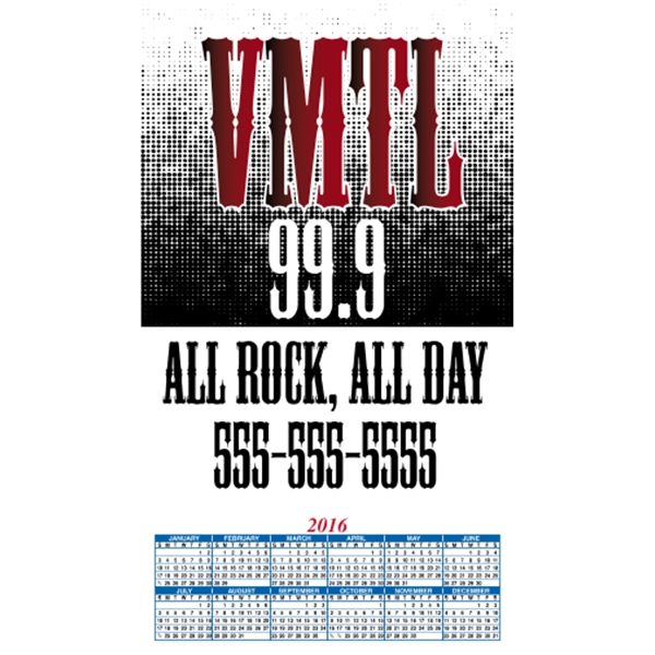 4" x 7": calendar magnetic with square corners and digitally printed... from ASI 89910 Stouse, LLC