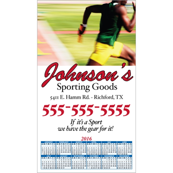 4" x 7": calendar magnetic with square corners and digitally printed... from ASI 89910 Stouse, LLC