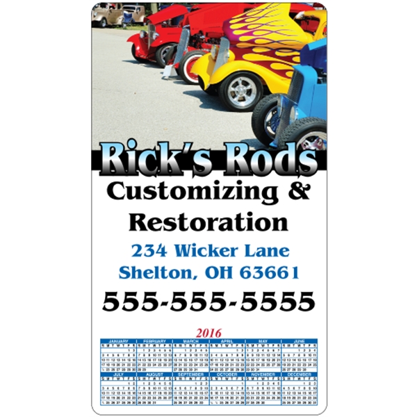 4" x 7": calendar magnetic with round corners and digitally printed... from ASI 89910 Stouse, LLC