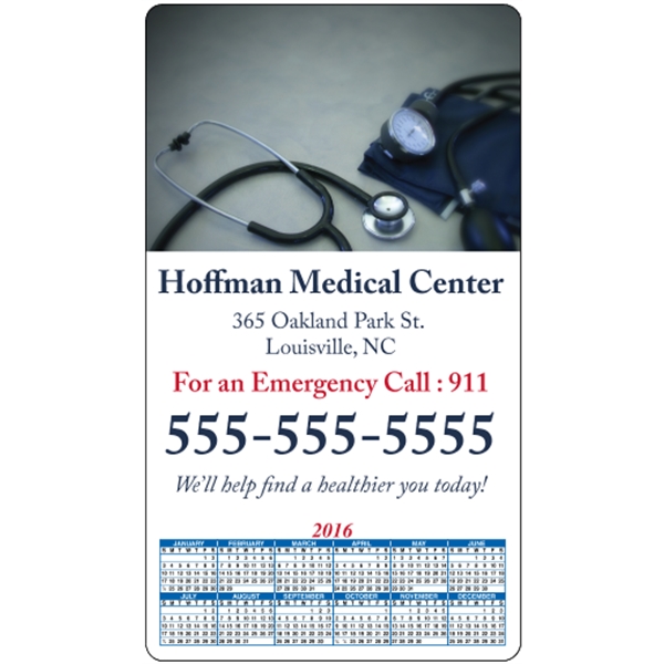 4" x 7": calendar magnetic with round corners and digitally printed... from ASI 89910 Stouse, LLC