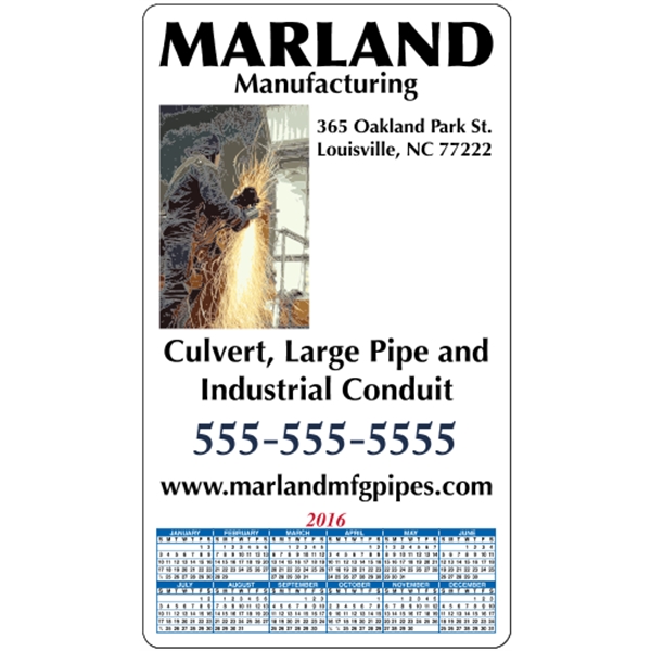 4" x 7": calendar magnetic with round corners and digitally printed... from ASI 89910 Stouse, LLC
