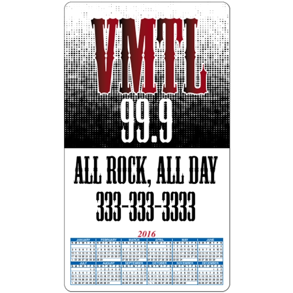 4" x 7": calendar magnetic with round corners and digitally printed... from ASI 89910 Stouse, LLC
