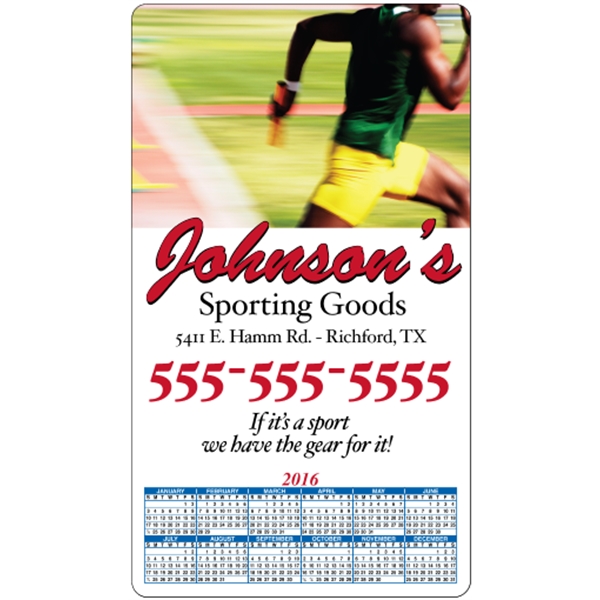 4" x 7": calendar magnetic with round corners and digitally printed... from ASI 89910 Stouse, LLC